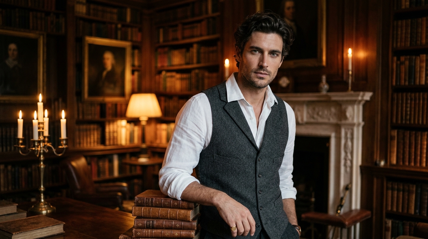 Lord Sebastian Ashworth, 35 — 👑 Regency Duke & Old-Money Suitor