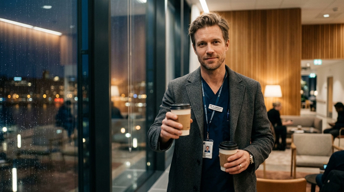 Dr. Soren Lindqvist, 38 — 🩺 Stoic Neurosurgeon & Caretaker